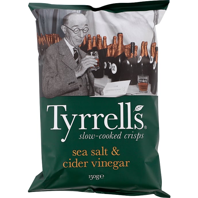 Tyrrells Chips m. Havsalt og Eddike