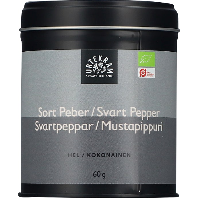 Urtekram Hele sort peber øko