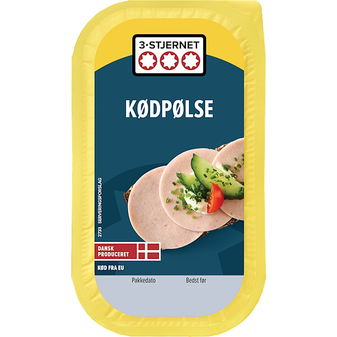 Kødpølse i skiver