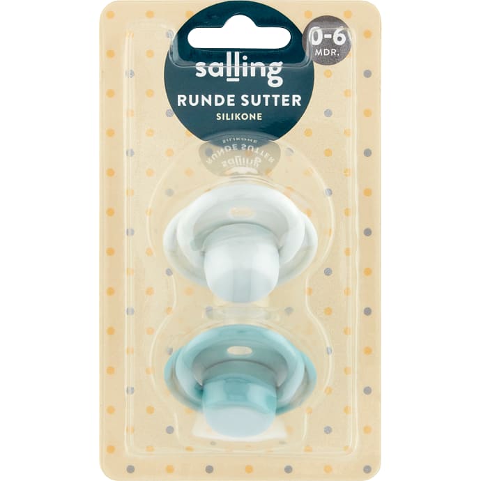 Runde sutter silikone 0-6 mdr.