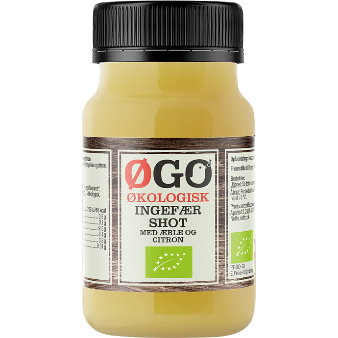 ØGO Ingefærshot med æble øko 100 ml