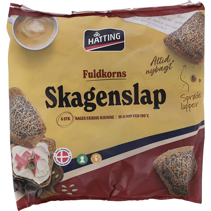 Skagenslapper m. fuldkorn