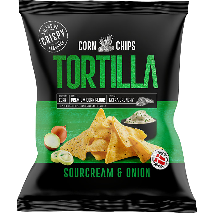 Majschips m. sour cream & onion