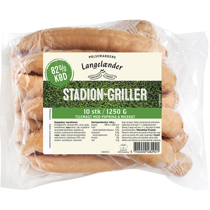 Grillpølser 85% kød
