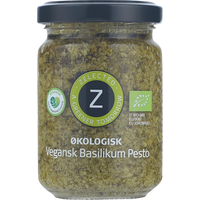 Zelected Basilikumpesto vegansk øko