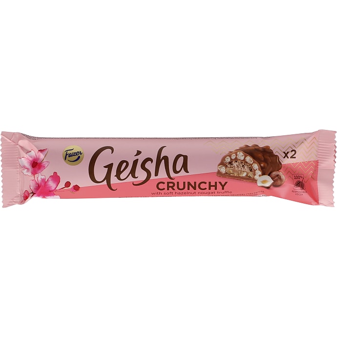 Fazer Chokoladebar Hasselnød og Nougat