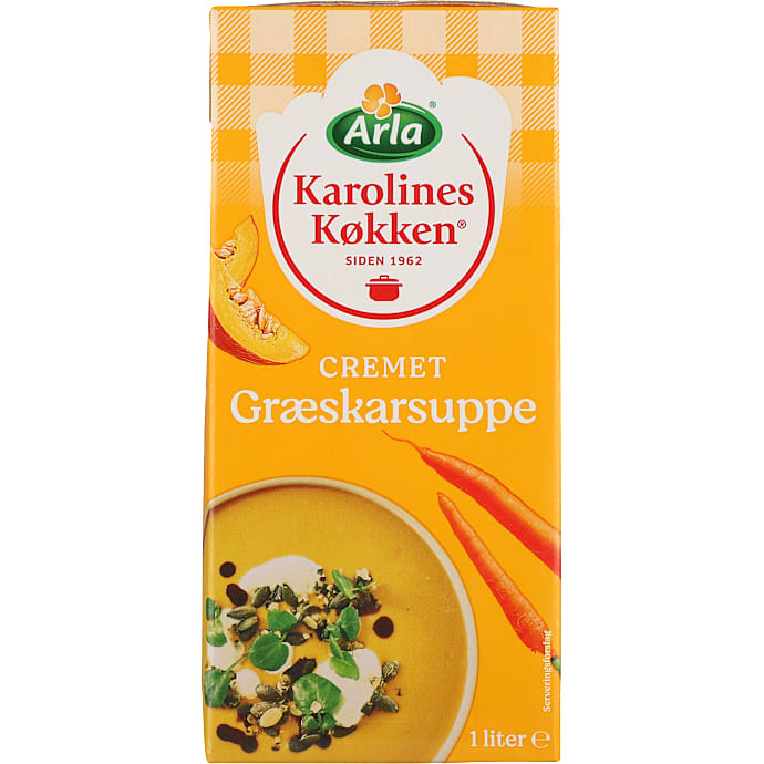 Græskarsuppe m. gulerod