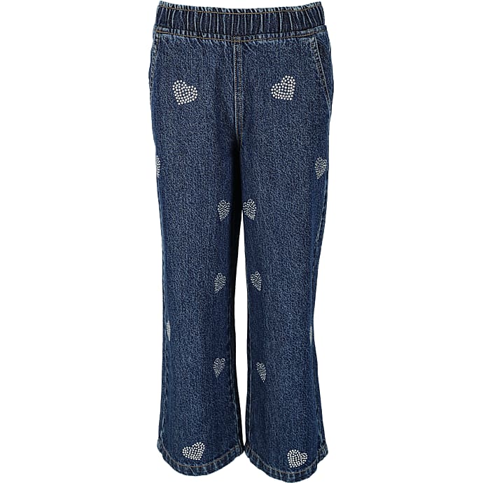 VRS børne jeans wide str. 128 - blå