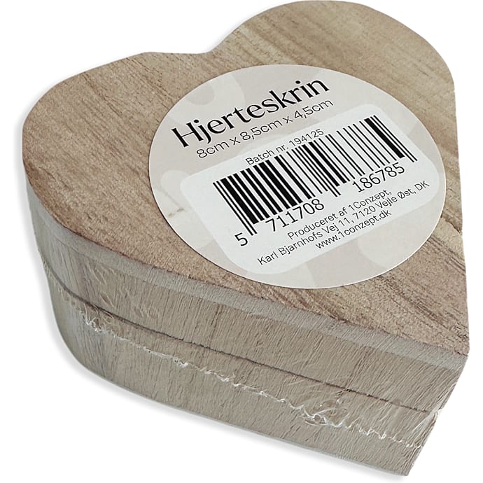 Træhjerteskrin
