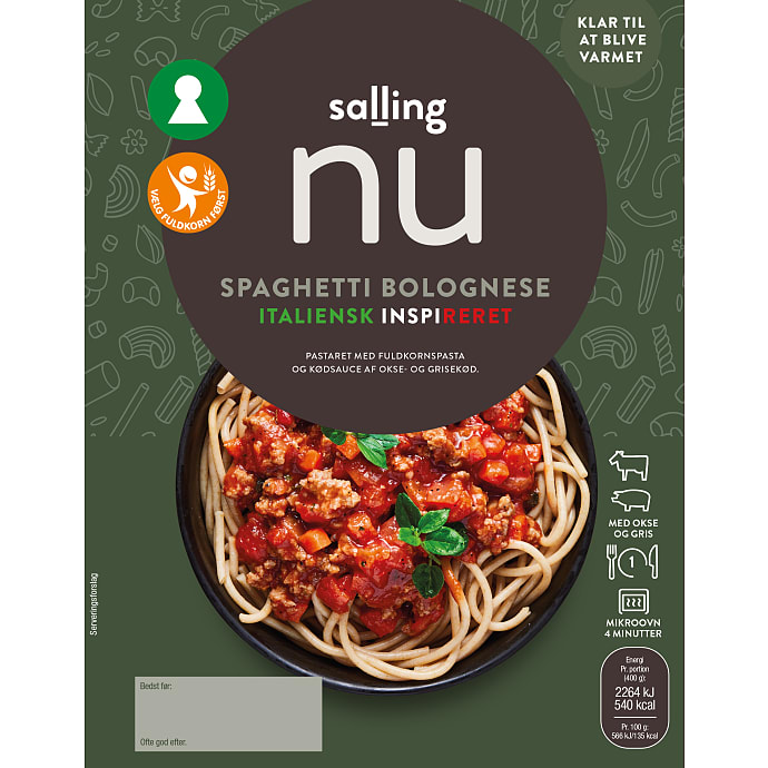 Salling NU Spaghetti bolognese