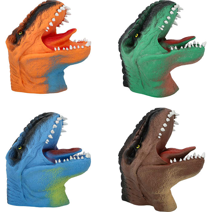 Dino World hånddukke assorteret
