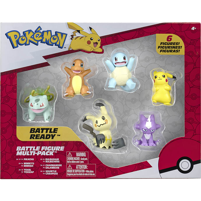 Pokemon battle figure 6 pack
