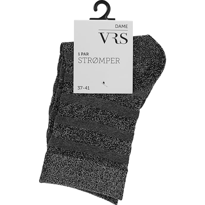 VRS Woman Glimmerstrømper One size grå