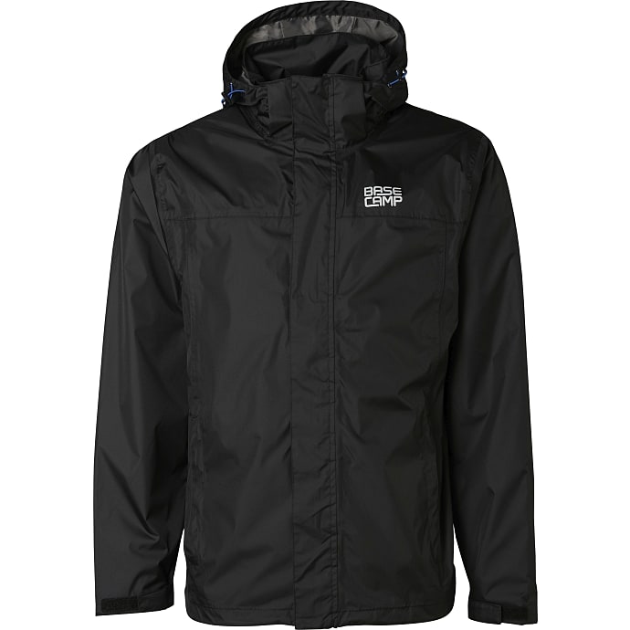 Basecamp herre regnjakke str. S - sort