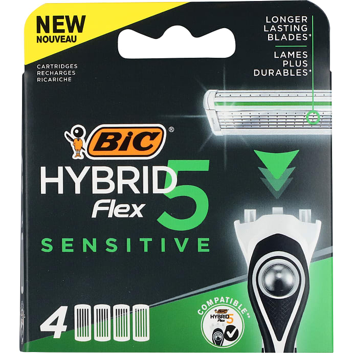 BIC Barberblade 5-blads sensitiv hud