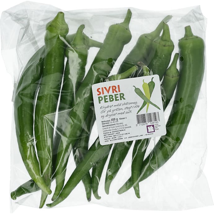 Sivri peberfrugt