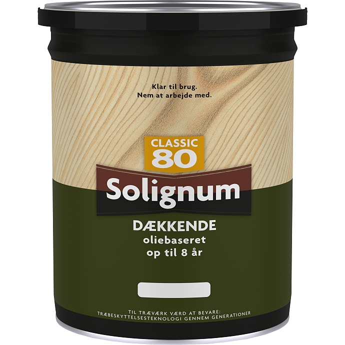 Solignum Classic 80 dækkende træbeskyttelse 5 liter - antracit