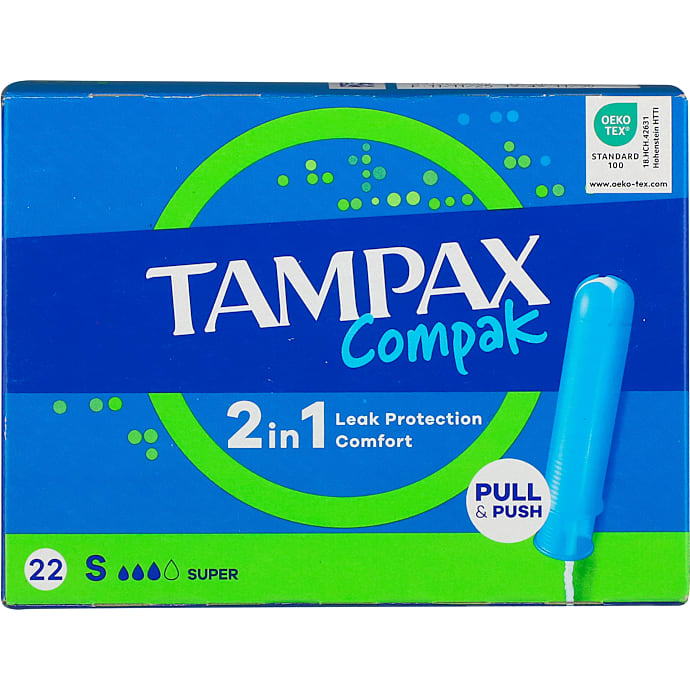 Tampax Tamponer m. Indføringshylster Super