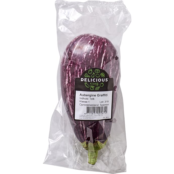 Aubergine, grafitti