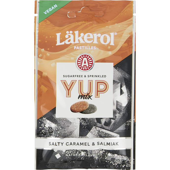 Pastiller m. saltkaramelsmag og salmiak sukkerfri