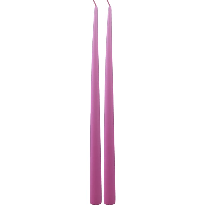 Windsor hånddyppede stagelys 39 cm 2-pak - pink
