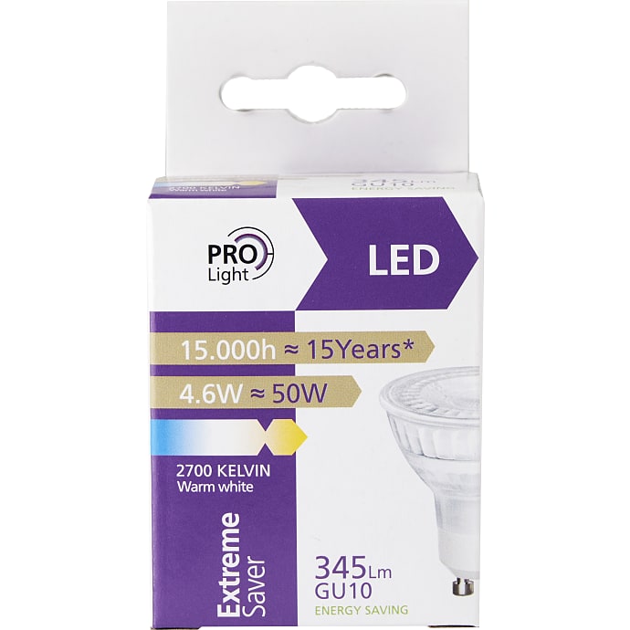 Prolight LED-pære 50W varmt hvidt lys 1 stk