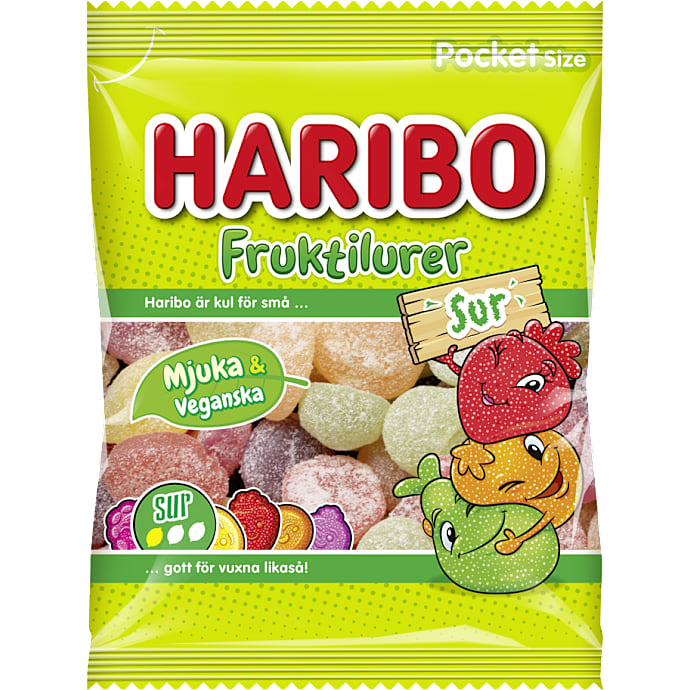 Haribo Fruktilurer Sur