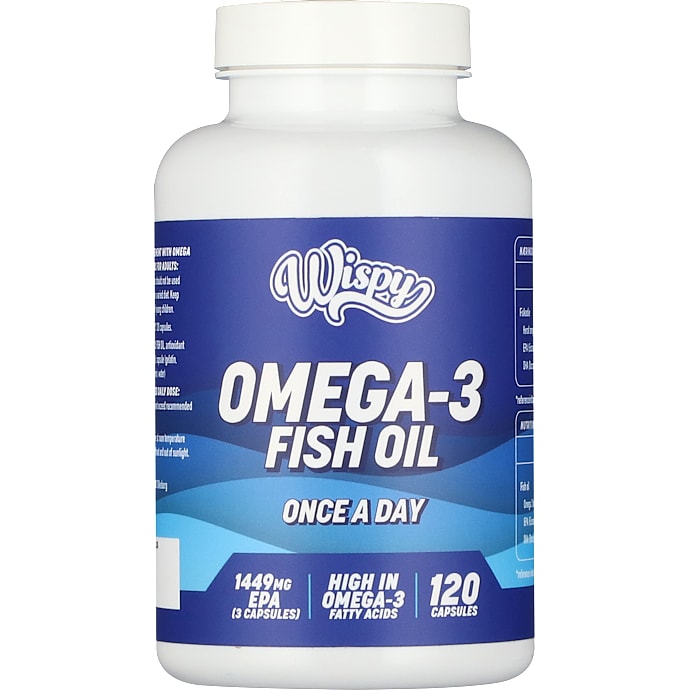 Wispy Omega-3 Fiskeolie 120 stk