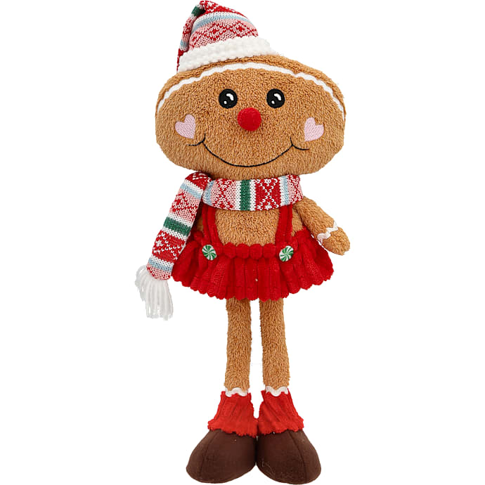Julefryd Plys Kagefigur Stående - Assorteret