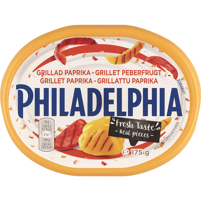 Smøreost m. grillet peberfrugt 9% fedt