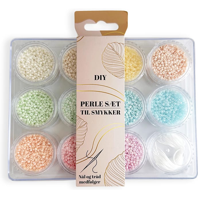 Perleæske - pastel farvet