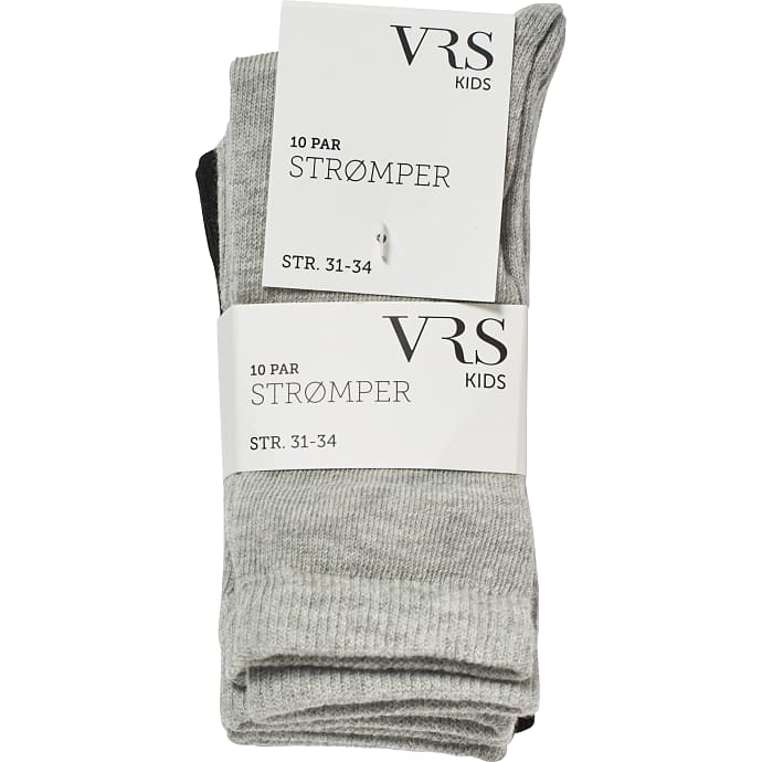 VRS Kids børnestrømper str. 31/34 10-pak