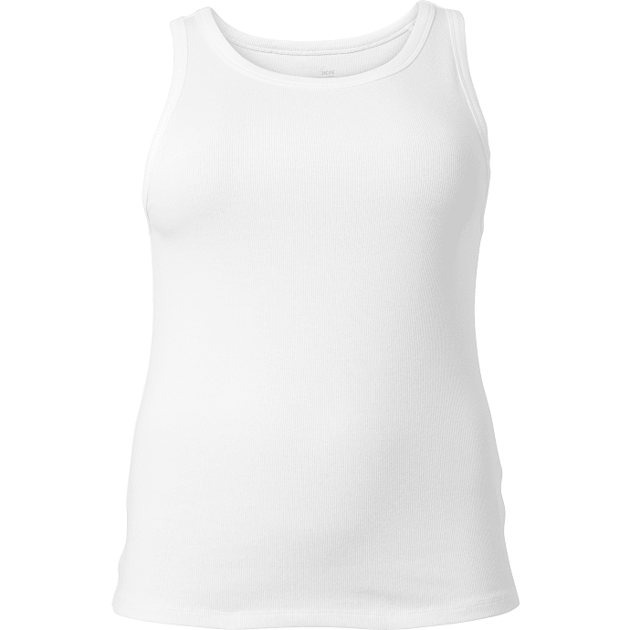 VRS Jackie Dame Rib Tanktop Hvid str. 50