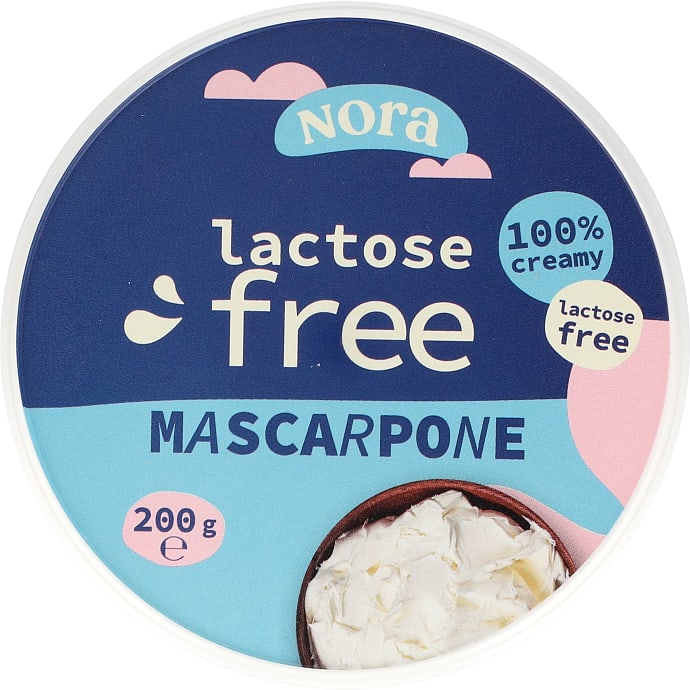 Nora Mascarpone Laktosefri 35% Fedt 200 g