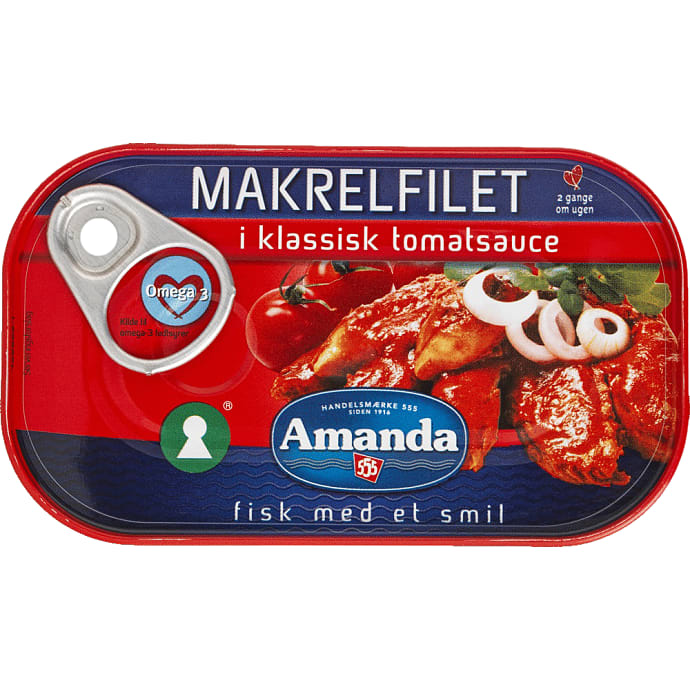 Makrelfilet i tomat