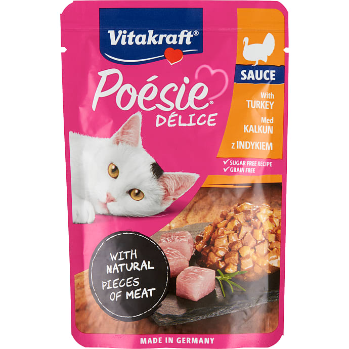 Vitakraft Vådfoder Kalkun i Sovs