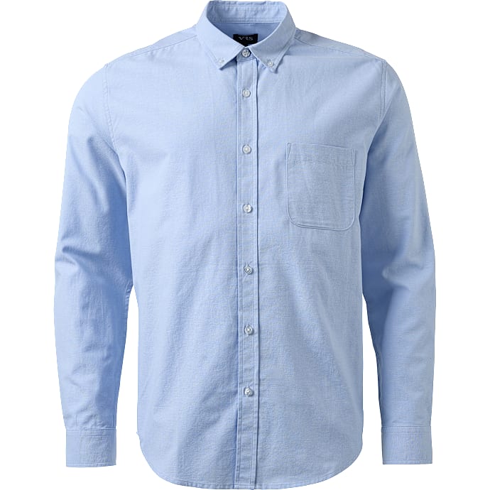 VRS Herre oxford skjorte str. 3XL lyseblå