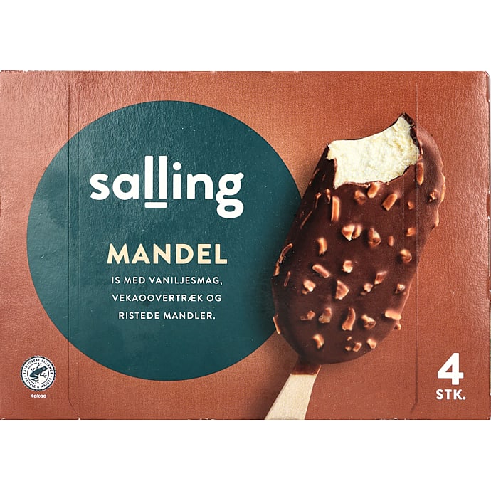 Mælkeispinde m. mandel – produktbillede