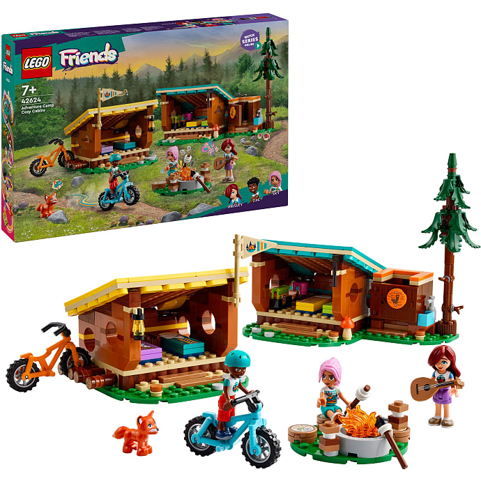LEGO Friends camp hyggelige hytter 42624