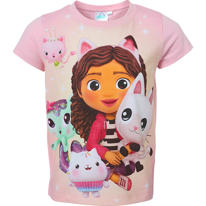Gabbys Dukkehus T-shirt str. 122/128 - pink
