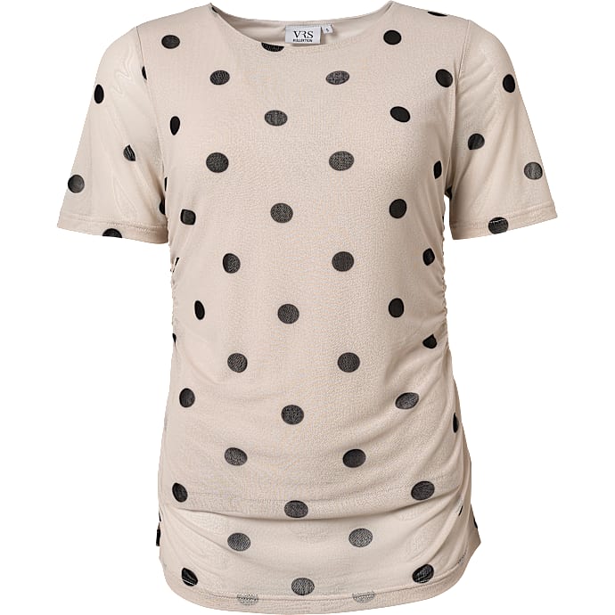 VRS Dame T-shirt med Mesh Beige