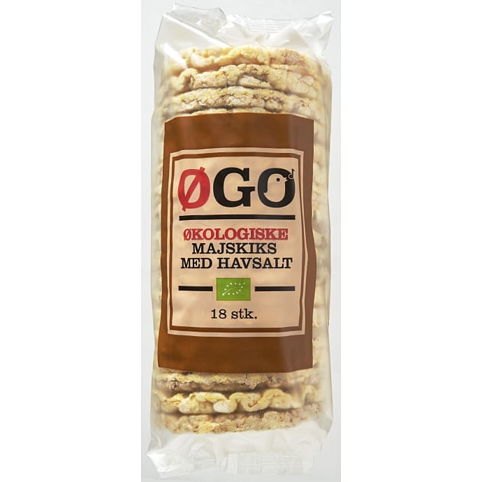 Øgo Majskiks med havsalt øko 130 g
