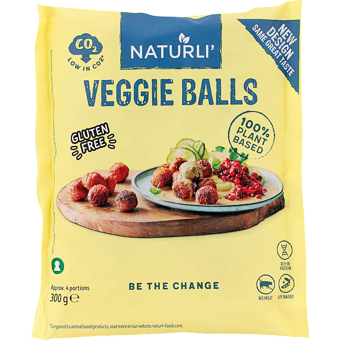 Plantebaserede veggie balls
