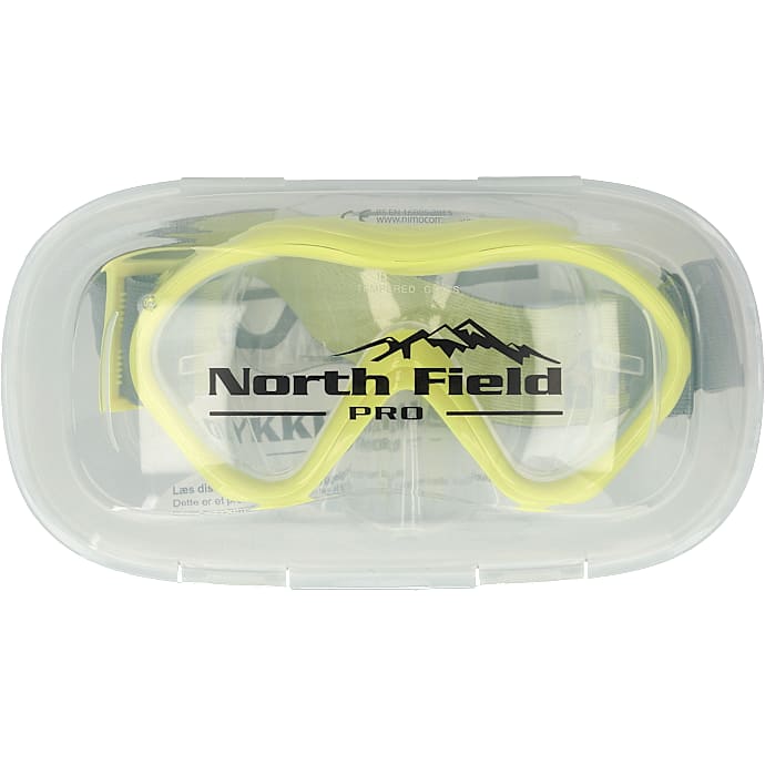 North Field juniorsvømmemaske - neon gul