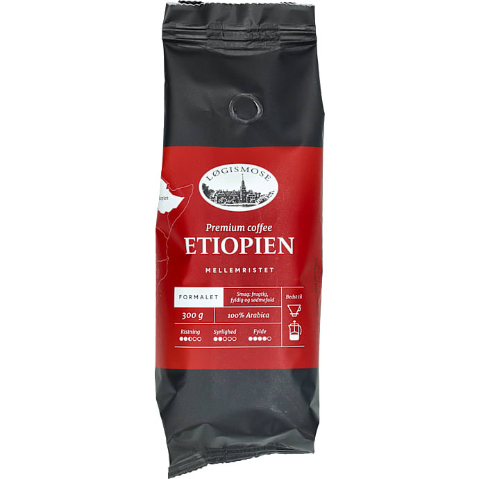 Løgismose Etiopien Formalet Kaffe 300 g
