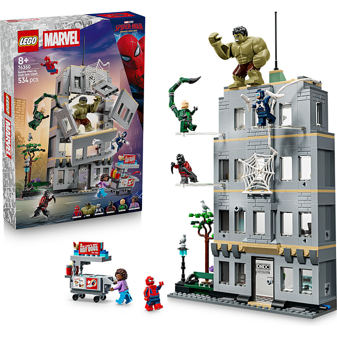 LEGO Marvel Spider-Man mod Hulk – episk opgør 76350