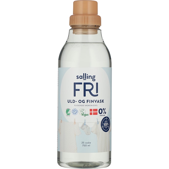 Flydende vaskemiddel uld- og finvask