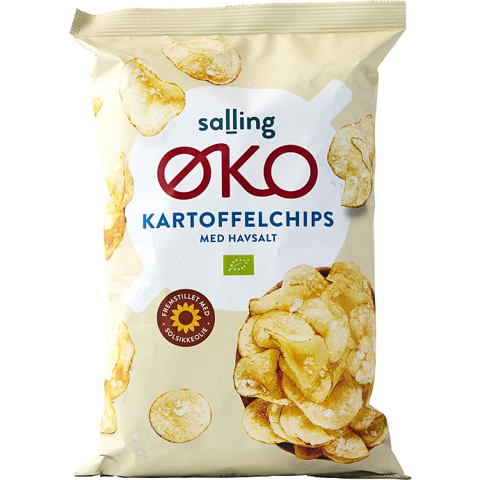 Chips m. havsalt øko