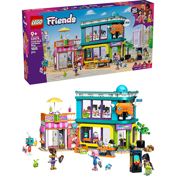 LEGO Friends Tegneserie- og Spilbutik 42674