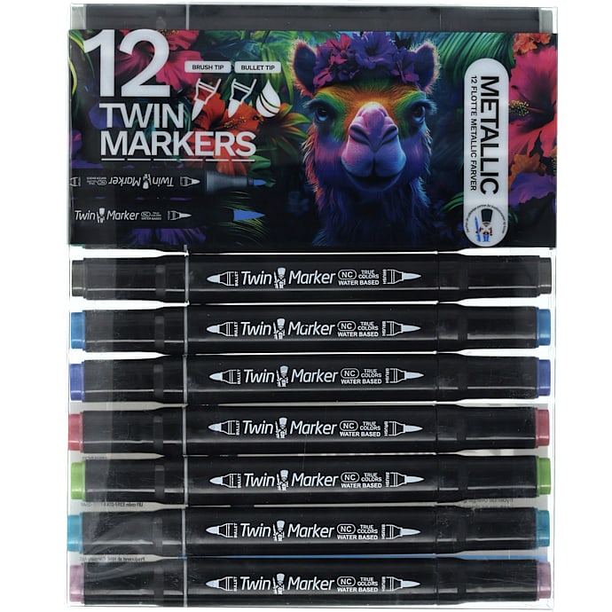 Danpen Twin Marker 12-pak Metallic